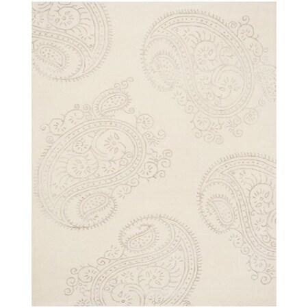 Safavieh 8 x 10 ft. Bella Hand Tufted Large Rectangle Area Rug Ivory & Beige BEL153B-8